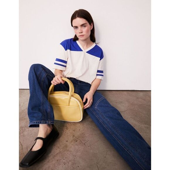 Future Collective x Reese Blutstein Western Seamed Denim Straight Pants Size 10 - Picture 2 of 14